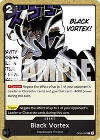 Black Vortex - Emperors in the New World - One Piece Card Game card