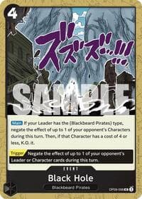 Black Hole - Emperors in the New World - One Piece Card Game card