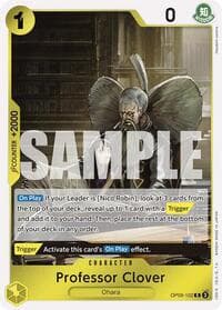 Professor Clover - Emperors in the New World - One Piece Card Game card