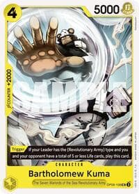 Bartholomew Kuma - Emperors in the New World - One Piece Card Game card