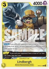 Lindbergh - Emperors in the New World - One Piece Card Game card