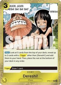 Dereshi! - Emperors in the New World - One Piece Card Game card