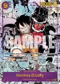 Monkey.D.Luffy (119) (Manga) - Emperors in the New World - One Piece Card Game card
