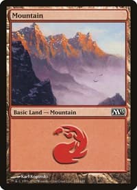 Mountain (244) - Magic 2013 (M13) - Magic: The Gathering card