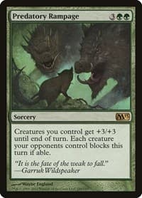 Predatory Rampage - Magic 2013 (M13) - Magic: The Gathering card