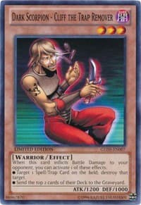 Dark Scorpion - Cliff the Trap Remover - Gold Series: Haunted Mine - YuGiOh card