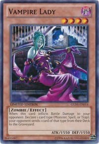 Vampire Lady - Gold Series: Haunted Mine - YuGiOh card