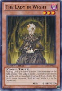 The Lady in Wight - Gold Series: Haunted Mine - YuGiOh card