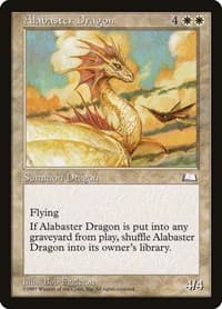 Alabaster Dragon - Weatherlight - Magic: The Gathering card