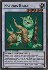 Naturia Beast - Gold Series: Haunted Mine - YuGiOh card