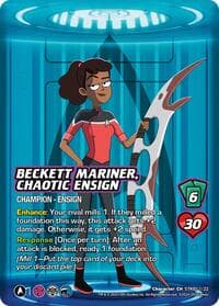 Beckett Mariner, Chaotic Ensign - Challenger Series: Star Trek: Lower Decks - UniVersus card
