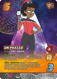 Un-phased (Alternate Art) - Challenger Series: Star Trek: Lower Decks - UniVersus card