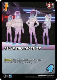 All in This together - Challenger Series: Star Trek: Lower Decks - UniVersus card