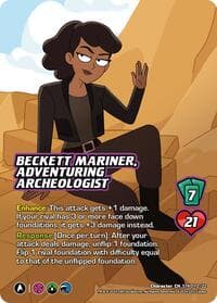 Beckett Mariner, Adventuring Archeologist - Challenger Series: Star Trek: Lower Decks - UniVersus card