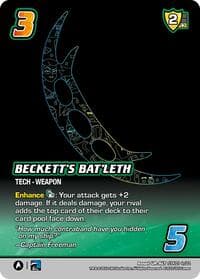 Beckett's Bat'leth (Alternate Art) - Challenger Series: Star Trek: Lower Decks - UniVersus card