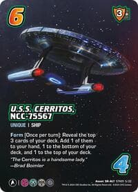 U.S.S. Cerritos, NCC-75567 (Alternate Art) (STK01 5/22) - Challenger Series: Star Trek: Lower Decks - UniVersus card