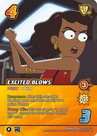 Excited Blows (Alternate Art) - Challenger Series: Star Trek: Lower Decks - UniVersus card