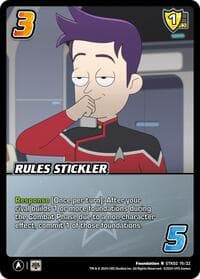 Rules Stickler - Challenger Series: Star Trek: Lower Decks - UniVersus card