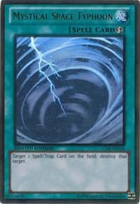 Mystical Space Typhoon - Gold Series: Haunted Mine - YuGiOh card