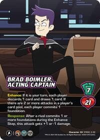Brad Boimler, Acting Captain - Challenger Series: Star Trek: Lower Decks - UniVersus card