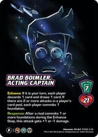 Brad Boimler, Acting Captain (Alternate Art) - Challenger Series: Star Trek: Lower Decks - UniVersus card