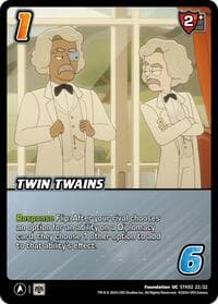 Twin Twains - Challenger Series: Star Trek: Lower Decks - UniVersus card
