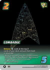 Combadge (Alternate Art) - Challenger Series: Star Trek: Lower Decks - UniVersus card
