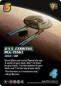 U.S.S. Cerritos, NCC-75567 (Alternate Art) (STK02 5/22) - Challenger Series: Star Trek: Lower Decks - UniVersus card