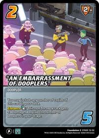 "An Embarrassment of Dooplers" - Challenger Series: Star Trek: Lower Decks - UniVersus card