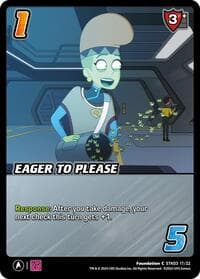 Eager to Please - Challenger Series: Star Trek: Lower Decks - UniVersus card