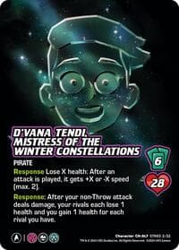 D'Vana Tendi, Mistress of the Winter Constellations (Alternate Art) - Challenger Series: Star Trek: Lower Decks - UniVersus card