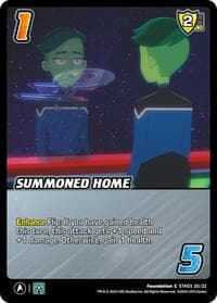 Summoned Home - Challenger Series: Star Trek: Lower Decks - UniVersus card