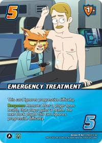 Emergency Treatment (Alternate Art) - Challenger Series: Star Trek: Lower Decks - UniVersus card