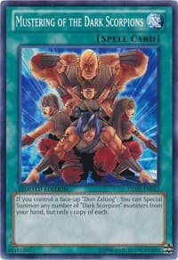 Mustering of the Dark Scorpions - Gold Series: Haunted Mine - YuGiOh card