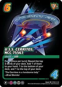 U.S.S. Cerritos, NCC-75567 (STK03 5/22) - Challenger Series: Star Trek: Lower Decks - UniVersus card