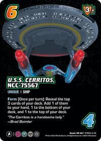 U.S.S. Cerritos, NCC-75567 (Alternate Art) (STK03 5/22) - Challenger Series: Star Trek: Lower Decks - UniVersus card