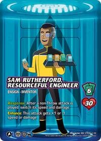 Sam Rutherford, Resourceful Engineer - Challenger Series: Star Trek: Lower Decks - UniVersus card