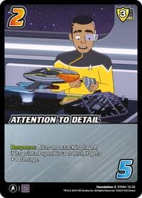 Attention to Detail - Challenger Series: Star Trek: Lower Decks - UniVersus card