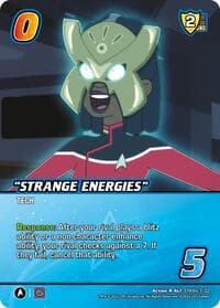 "Strange Energies" (Alternate Art) - Challenger Series: Star Trek: Lower Decks - UniVersus card