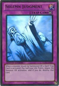 Solemn Judgment - Gold Series: Haunted Mine - YuGiOh card