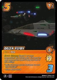 Delta Flyby - Challenger Series: Star Trek: Lower Decks - UniVersus card