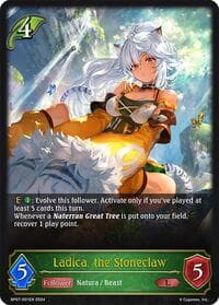 Ladica, the Stoneclaw - BP07: Verdant Steel - Shadowverse: Evolve card