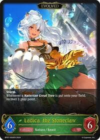 Ladica, the Stoneclaw (Evolved) - BP07: Verdant Steel - Shadowverse: Evolve card