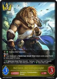 Bayleon, Sovereign Light - BP07: Verdant Steel - Shadowverse: Evolve card
