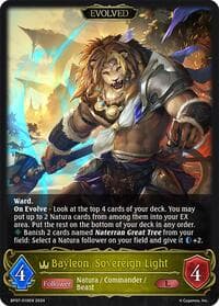 Bayleon, Sovereign Light (Evolved) - BP07: Verdant Steel - Shadowverse: Evolve card