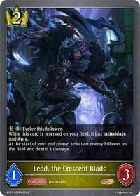 Leod, the Crescent Blade - BP07: Verdant Steel - Shadowverse: Evolve card