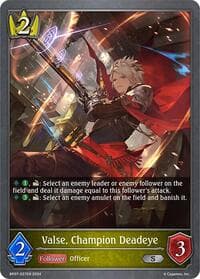 Valse, Champion Deadeye - BP07: Verdant Steel - Shadowverse: Evolve card