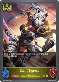 Swift Tigress - BP07: Verdant Steel - Shadowverse: Evolve card