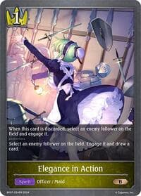 Elegance in Action - BP07: Verdant Steel - Shadowverse: Evolve card
