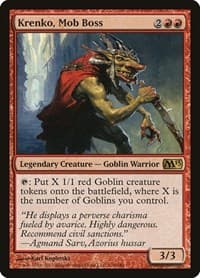 Krenko, Mob Boss - Magic 2013 (M13) - Magic: The Gathering card